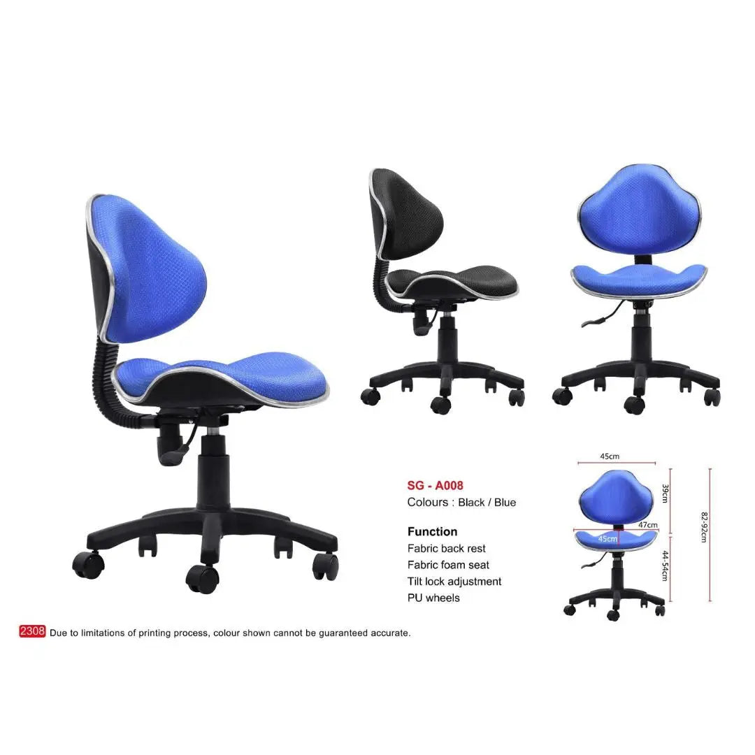 Ergonomic Office Chair with Adjustable Tilt & PU Wheels Grandeur Furnishings