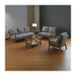 Velvet Fabric Sofa Set with Solid Wood Frame Grandeur Furnishings