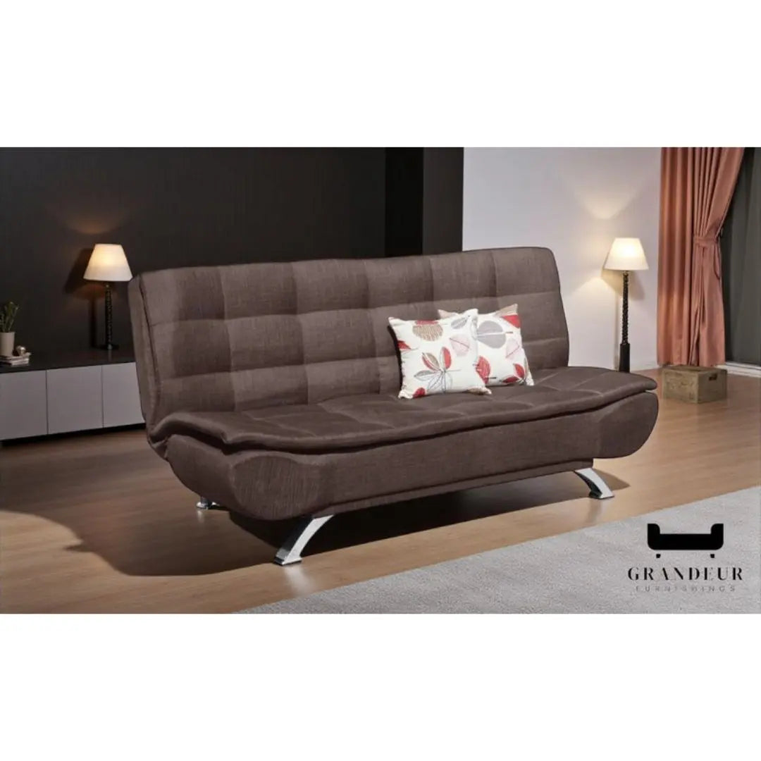 Multi-Functional Sofa Bed with Stylish Fabric Upholstery Grandeur Furnishings