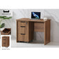 Laptop Desk Study Table with Storage and Lockable Drawers – Perfect for Home Office Grandeur Furnishings
