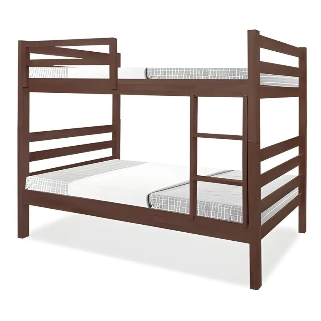 Space-Saving Solid Wood Bunk Bed Grandeur Furnishings