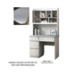 Grey Study Table with Storage & Stylish Design – Available in Compact and Shelved Options Grandeur Furnishings