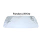 Luxury Pandora White Sintered Stone Top Dining Table Set with Stylish Black Or Beige Grandeur Furnishings
