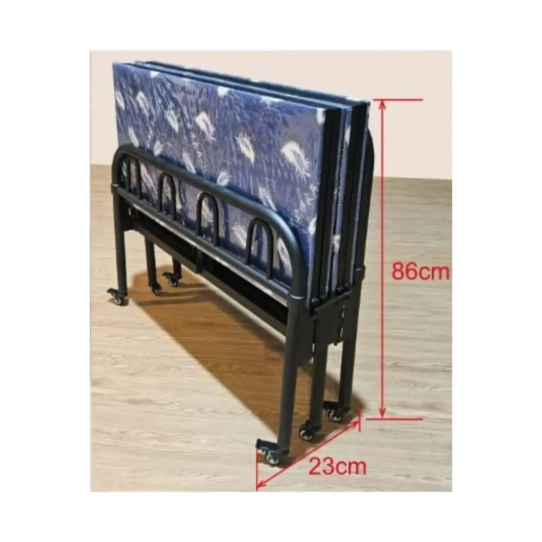 Foldable Bed with Mattress - Convenient and Space-Saving Design Grandeur Furnishings