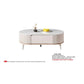 Elegant Round Coffee Table with Soft-Closing Drawers Grandeur Furnishings