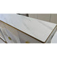 Elegant Shoe Cabinet with Sintered Stone Top Grandeur Furnishings