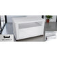 Modern White Coffee Table with Soft-Closing Drawer Grandeur Furnishings