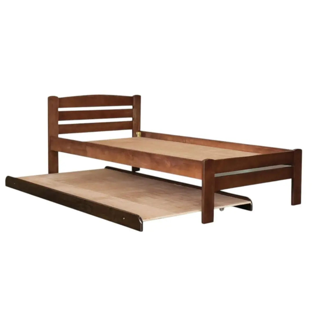 Solid Wood Bed Frame with Strong Durable Base Grandeur Furnishings