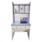 Study Table Desk with Storage and Shelves Grandeur Furnishings
