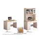 Study Table with Maple Wood Top & Matte White Base - Multiple Sizes Available Grandeur Furnishings