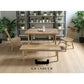 Modern Wooden Dining Table Set with Bench Grandeur Furnishings