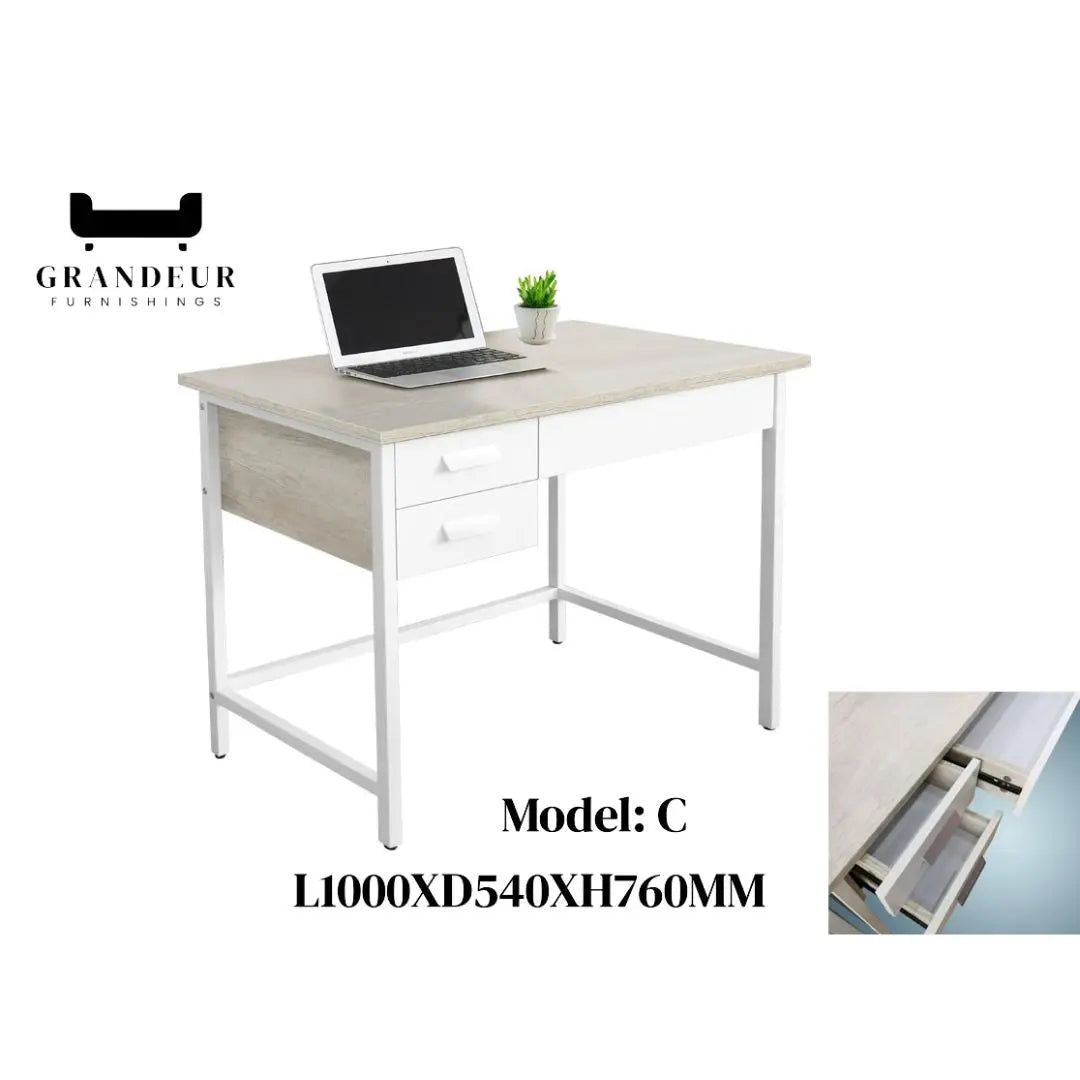 Compact and Stylish Study Table for Home Office Use  Multiple Designs & Sizes Grandeur Furnishings