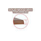 Elegant Walnut Solid Wood Dining Table Set 1+6 with X-Leg Grandeur Furnishings