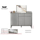 Modern Sintered Stone Top Shoe Cabinet Grandeur Furnishings