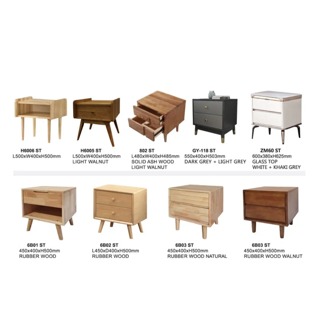 Stylish and Modern Bedroom Side Table Bedside Table Grandeur Furnishings