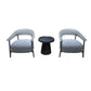 Modern Lounge Chair Set with Table – Stylish and Comfortable (Black & Grey Options) Grandeur Furnishings