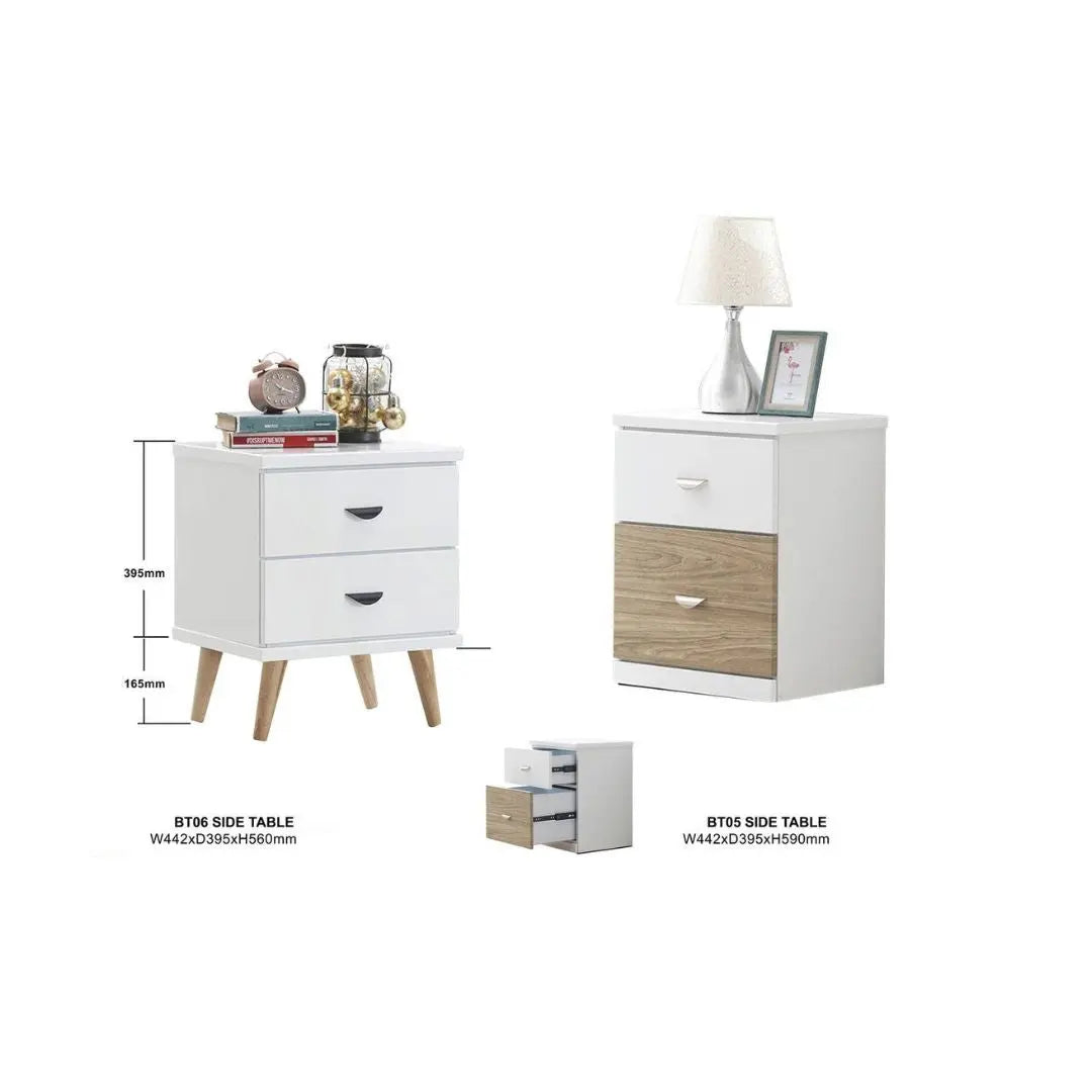 Contemporary Bed Side Table Grandeur Furnishings
