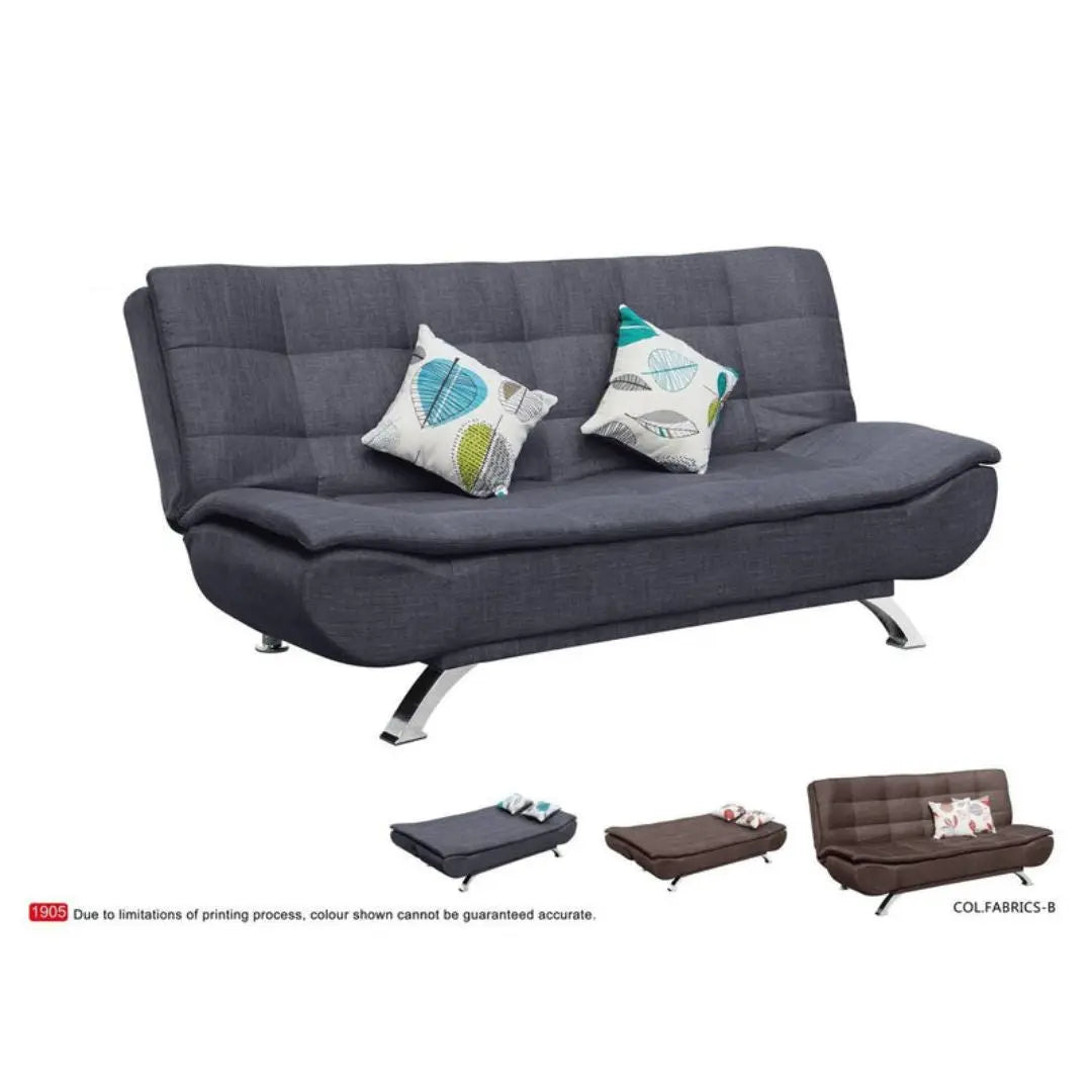 Multi-Functional Sofa Bed with Stylish Fabric Upholstery Grandeur Furnishings