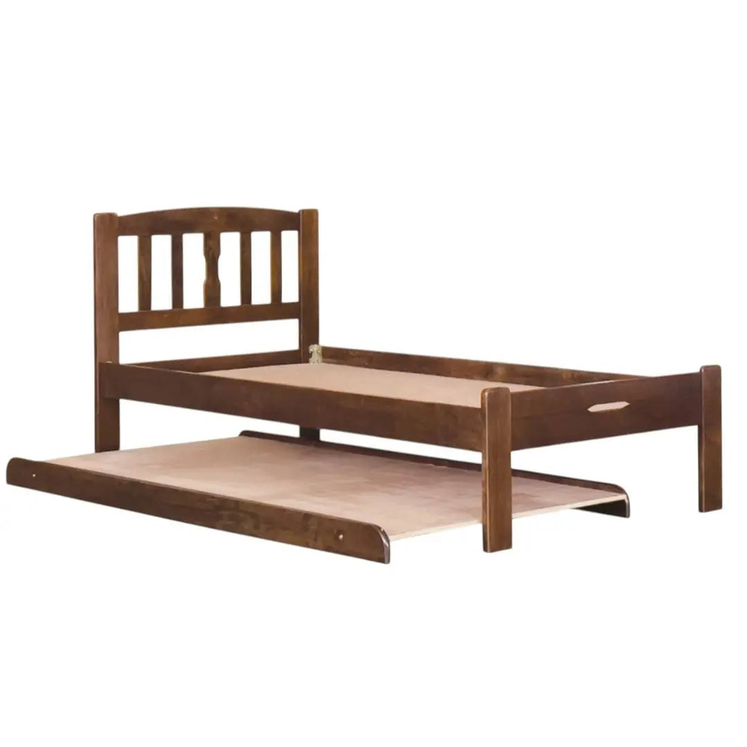 Classic Slatted Wooden Bed Frame Grandeur Furnishings
