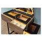 Dressing Table with LED Light & Elegant Wood Finish Vanity Desk Grandeur Furnishings
