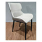 Luxury Pandora White Sintered Stone Top Dining Table Set with Stylish Black Or Beige Grandeur Furnishings