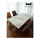Elegant 1+4 Dining Table Set with Sintered Stone Top – Choice of White or Grey Stone Top with 4 Chairs Grandeur Furnishings