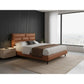 Modern Divan Bed with 8-Inch Foam Mattress | PU Leather Upholstered Bed Frame and Mattress Set Grandeur Furnishings