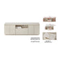 Gloss White TV Console with Sintered Stone Top – Available in 1600mm & 1800mm Grandeur Furnishings