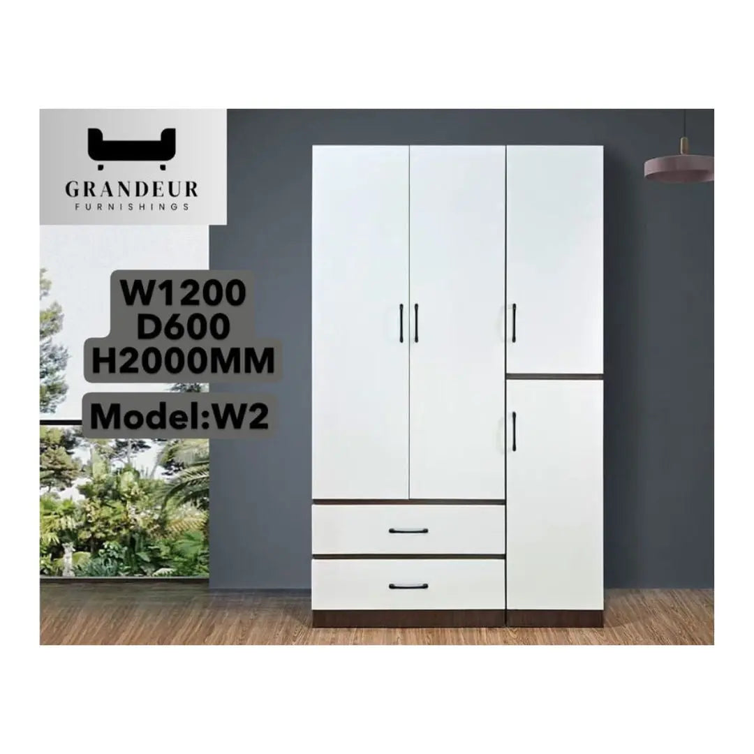 Premium Wardrobe Collection with LED Lights Grandeur Furnishings
