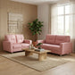 Elara Contemporary Fabric Sofa Set with Metal Legs - Available in 2-Seater, 3-Seater & L-Shape Configuration with Ottoman Grandeur Furnishings