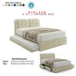 Aveline 2-in-1 Bed Frame (Queen/King) with Pull Out Trundle + 2 Drawers Grandeur Furnishings