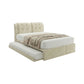 Aveline 2-in-1 Bed Frame (Queen/King) with Pull Out Trundle + 2 Drawers Grandeur Furnishings