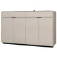 Shoe Cabinet with Wood Veneer Top Grandeur Furnishings