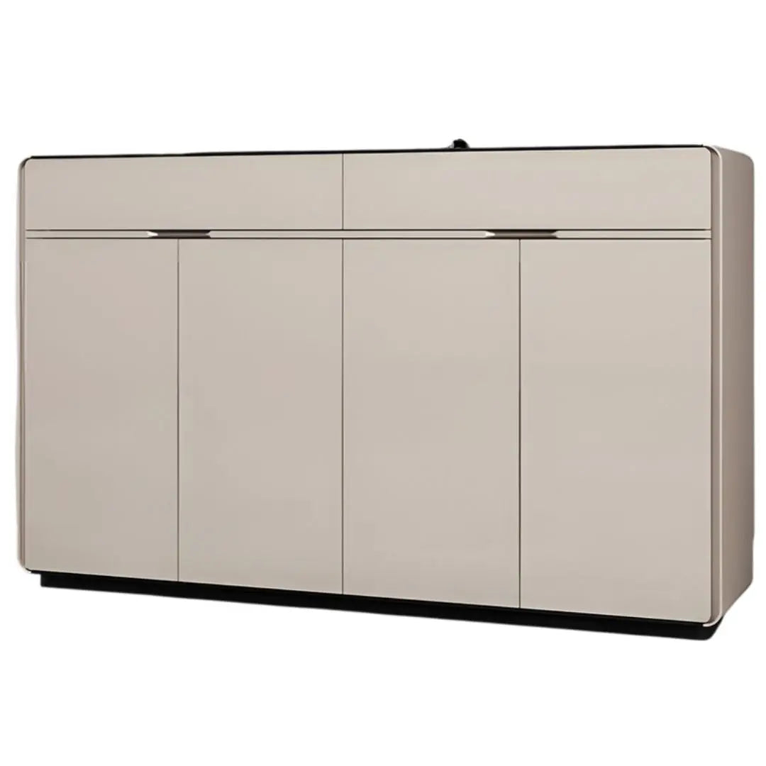 Shoe Cabinet with Wood Veneer Top Grandeur Furnishings