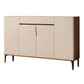Modern Shoe Cabinet with Microcrystalline Glass Top in Multiple Sizes Grandeur Furnishings