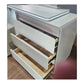 Vanity Table with LED Mirror and White Finish Dressing table Set Grandeur Furnishings