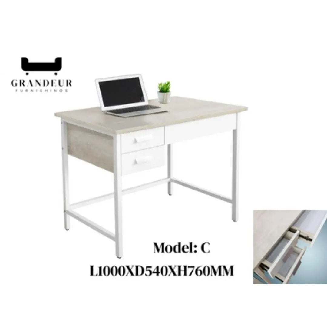 Compact and Stylish Study Table for Home Office Use  Multiple Designs & Sizes Grandeur Furnishings