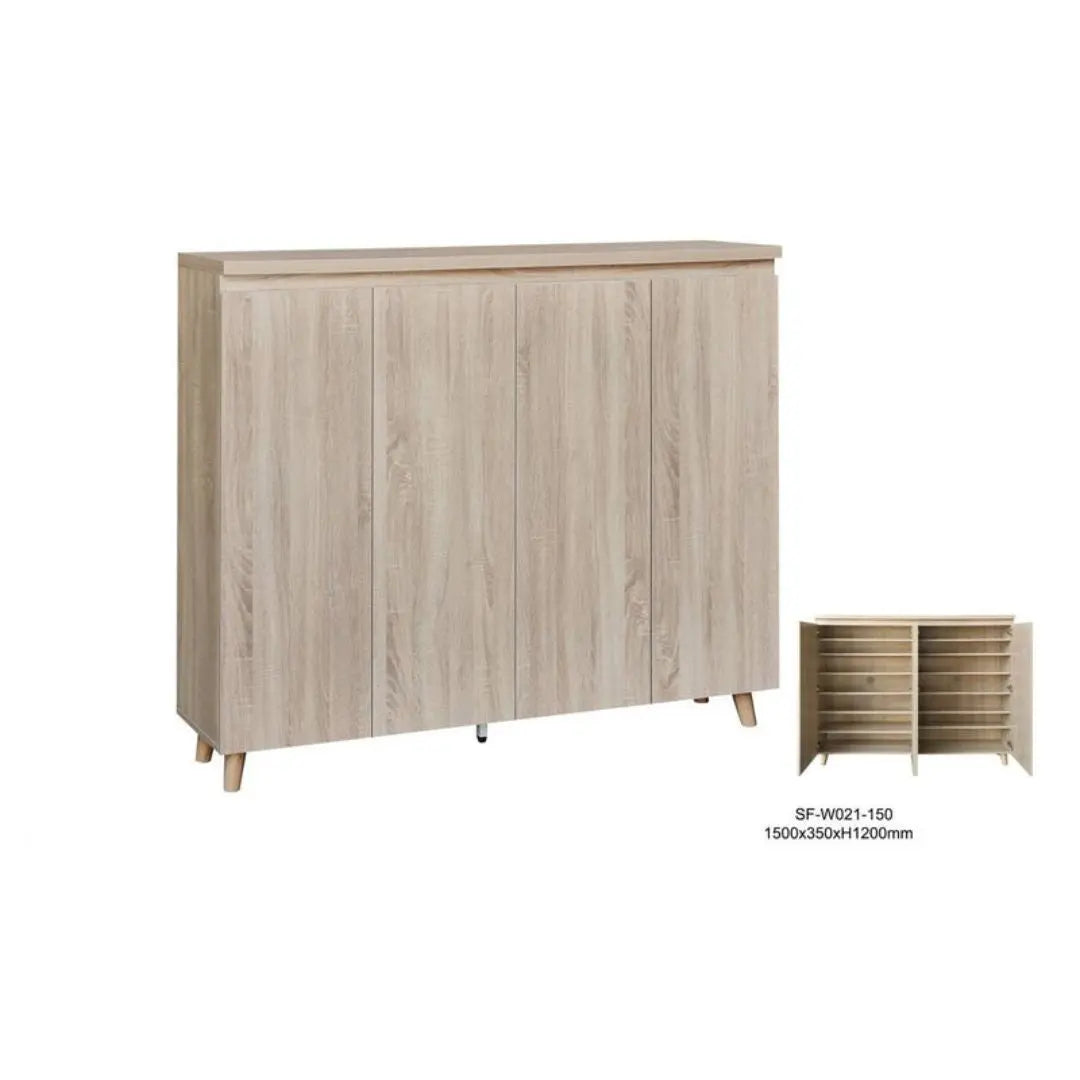 Stylish and Space-Saving Shoe Cabinet in Various Sizes Grandeur Furnishings