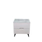 Luxury Gloss Sintered Stone Top Bedside Table Grandeur Furnishings