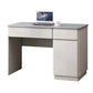 Study Table with Glitter Grey Top & Light Grey Base - Functional & Stylish Grandeur Furnishings