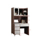 Modern Study Table with Microcrystalline Stone Top - Available in Multiple Sizes Grandeur Furnishings