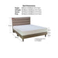 Modern Divan Bed with 8-Inch Foam Mattress | PU Leather Upholstered Bed Frame and Mattress Set Grandeur Furnishings