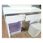 Vanity Table with LED Mirror – Sleek White Finish Dressing Table Grandeur Furnishings
