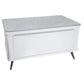 Modern White Coffee Table with Soft-Closing Drawer Grandeur Furnishings
