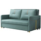 Versatile Sofa Bed with Gold Accents – Available in Blue, Teal, and Grey Grandeur Furnishings