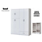 Modern White Wardrobe Collection Grandeur Furnishings