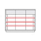 Glossy Shoe Cabinet with Glass Top Grandeur Furnishings