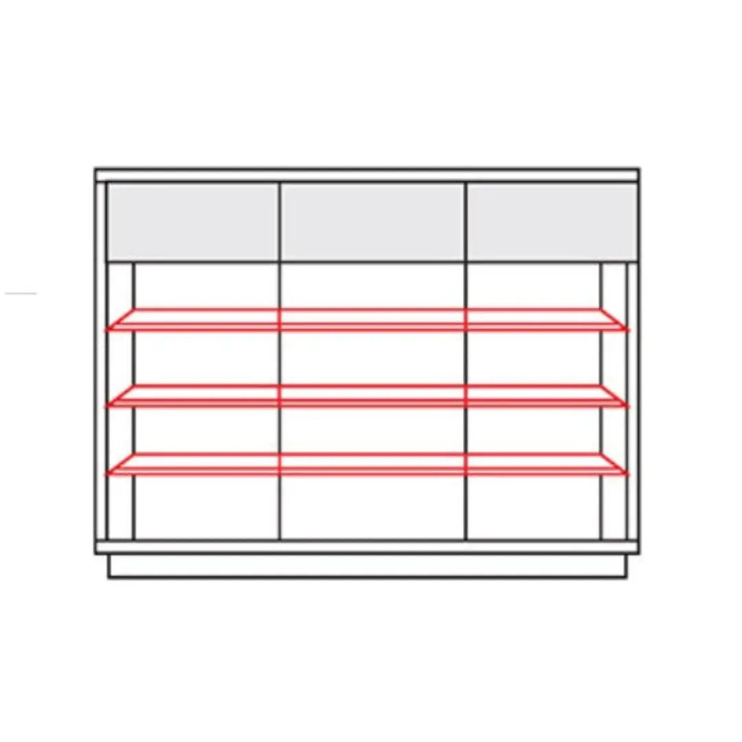 Glossy Shoe Cabinet with Glass Top Grandeur Furnishings