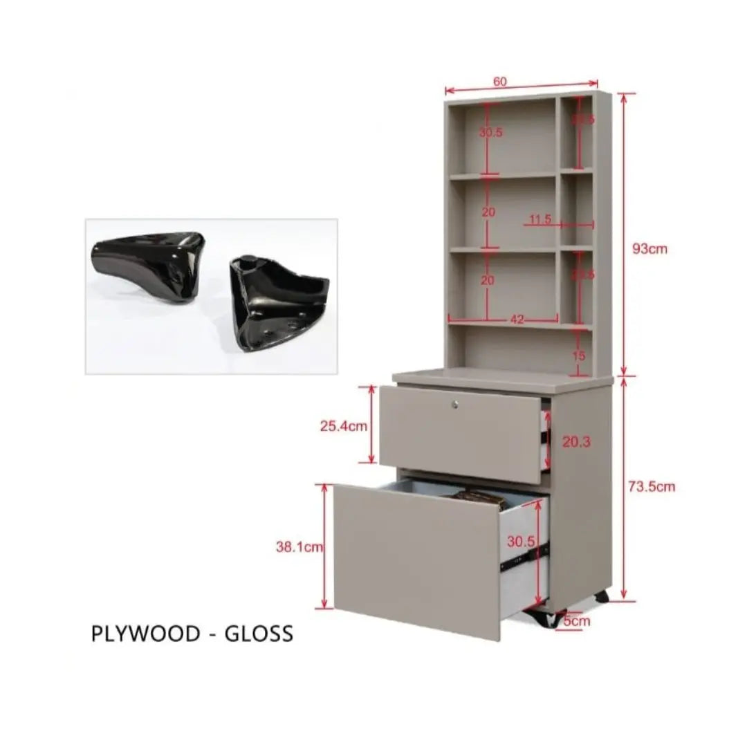 Dressing Table with Vanity Mirror & Storage Shelves Elegant Make Up Table Grandeur Furnishings
