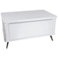 Modern White Coffee Table with Soft-Closing Drawer Grandeur Furnishings
